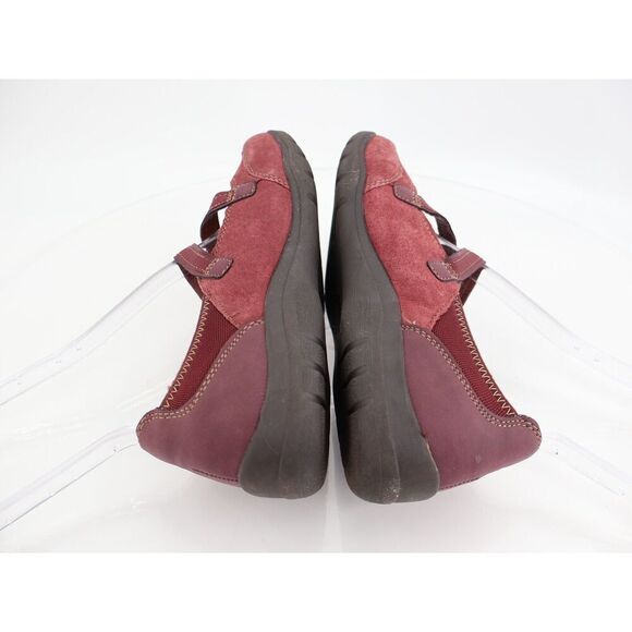Earth Spirit Shoe Women's Size 9 Mary Jane Ballet Flats Red Leather Slip On - Picture 6 of 11